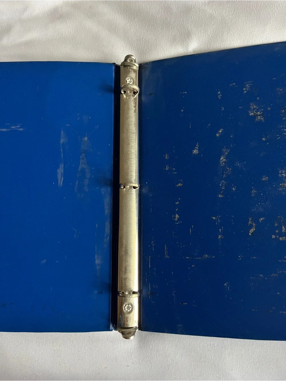 USPS Commemorative Stamp Club 3 Ring Binder Blue Vintage Postal Album 11.5x10